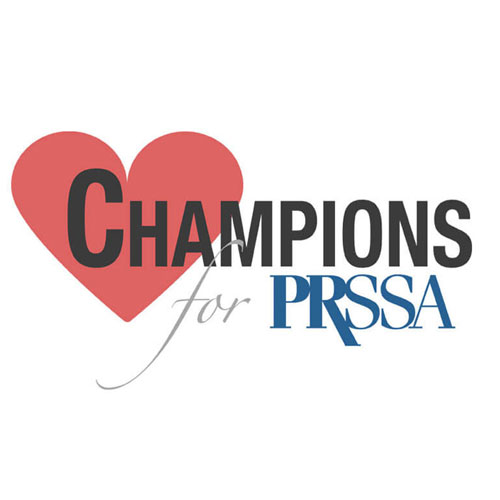 Champions for PRSSA logo